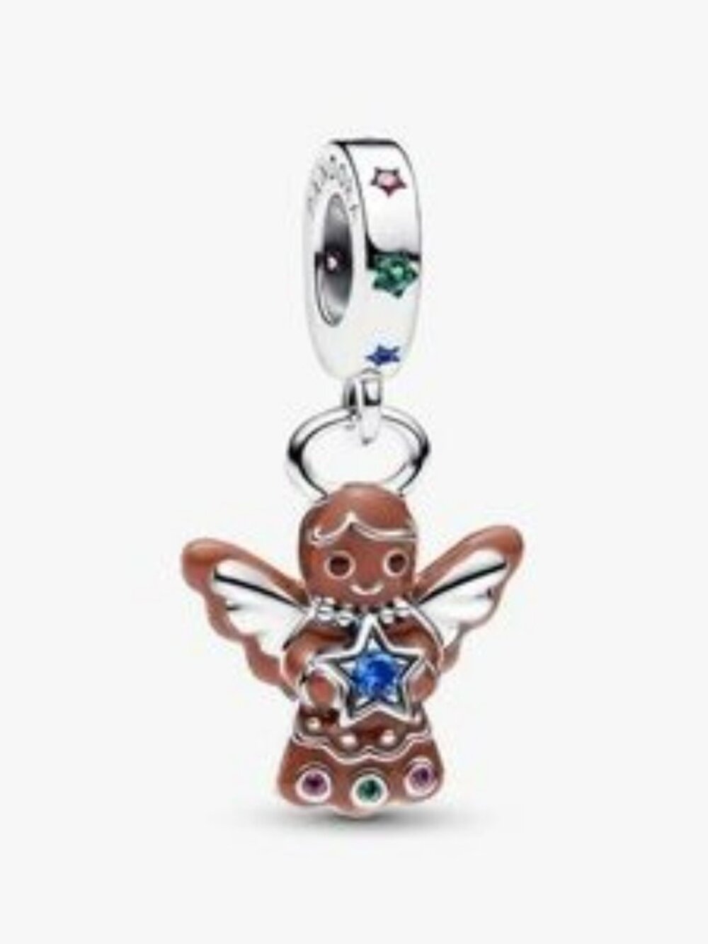 Authentic Pandora Gingerbread Angel Dangle Charm